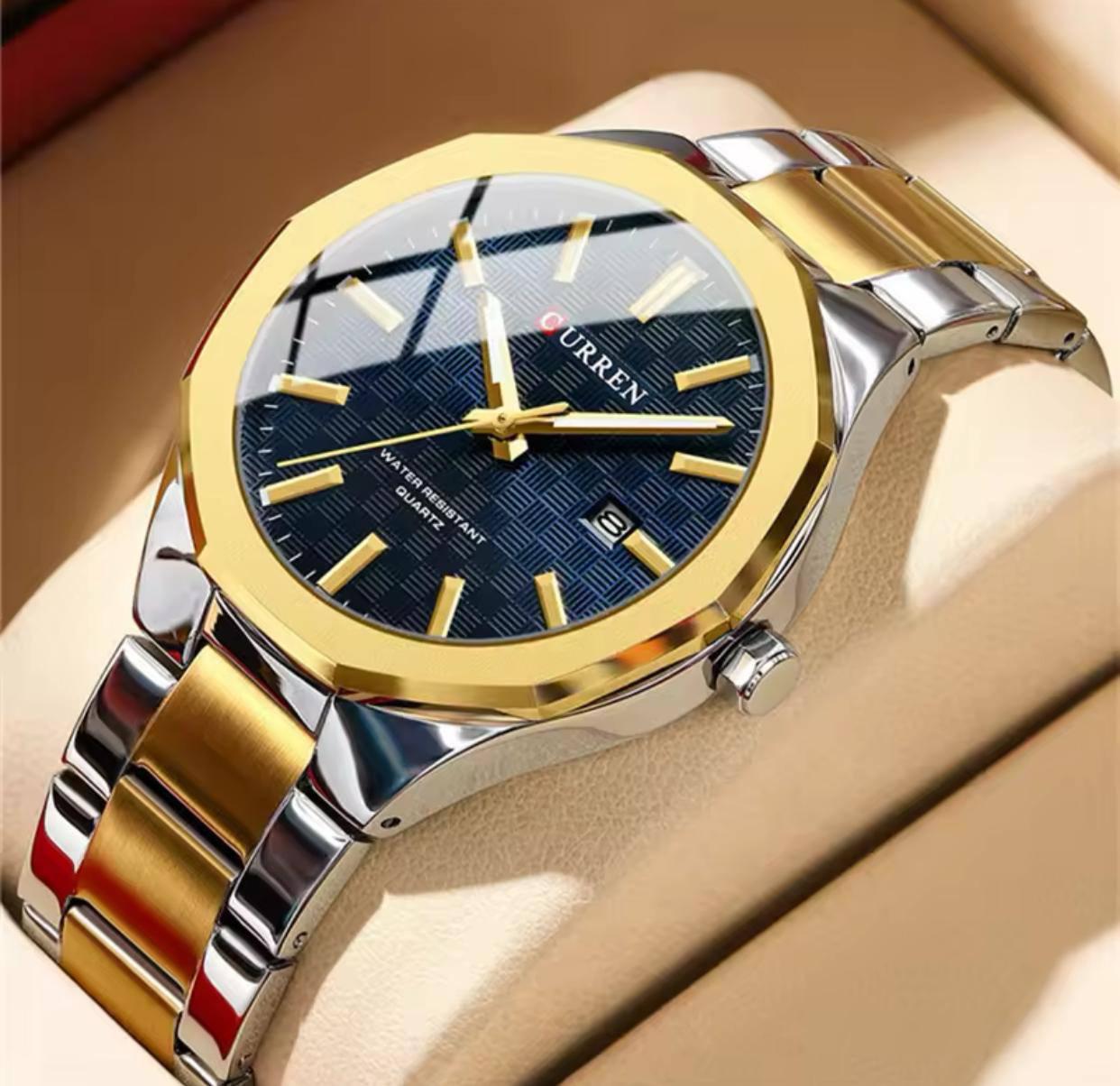 WhatsApp Image 2026-07-17 at 11.32.20 Curren Men's Stainless Steel Quartz Watch with Date Display |Curren Men's Quartz Watch Fashion Wristwatch - Image 1
