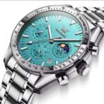 OLEVS Gold Chronograph Men's Watch – Luxury Stainless Steel Quartz Wristwatch - Image 5