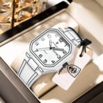POEDAGAR Men's Silicone Quartz Watch | Day-Date Sports Wrist Watch