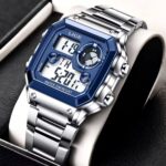 LIGE Digital Men's Watch