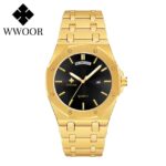 WWOOR Men's Luxury Stainless Steel Watch - Image 4