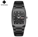 WWOOR Men's Rectangular Quartz Watch - Image 3