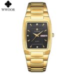 WWOOR Men's Rectangular Quartz Watch - Image 4