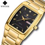 WWOOR Men's Rectangular Quartz Watch