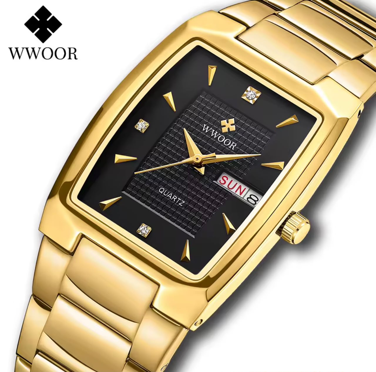 WhatsApp Image 2026-07-24 at 09.45.16 WWOOR Men's Rectangular Quartz Watch - Image 1