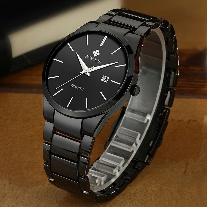 WhatsApp Image 2026-07-27 at 09.43.37 Luxury Men's Black Stainless Steel Watch - Image 1