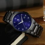 Luxury Men's Black Stainless Steel Watch - Image 3