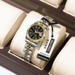 Poedagar Ladies Two Tone Watch