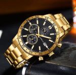 CRRJU Men's Luxury Quartz Chronograph Watch - Image 3