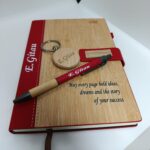 Personalized Bamboo Notebook Gift Set