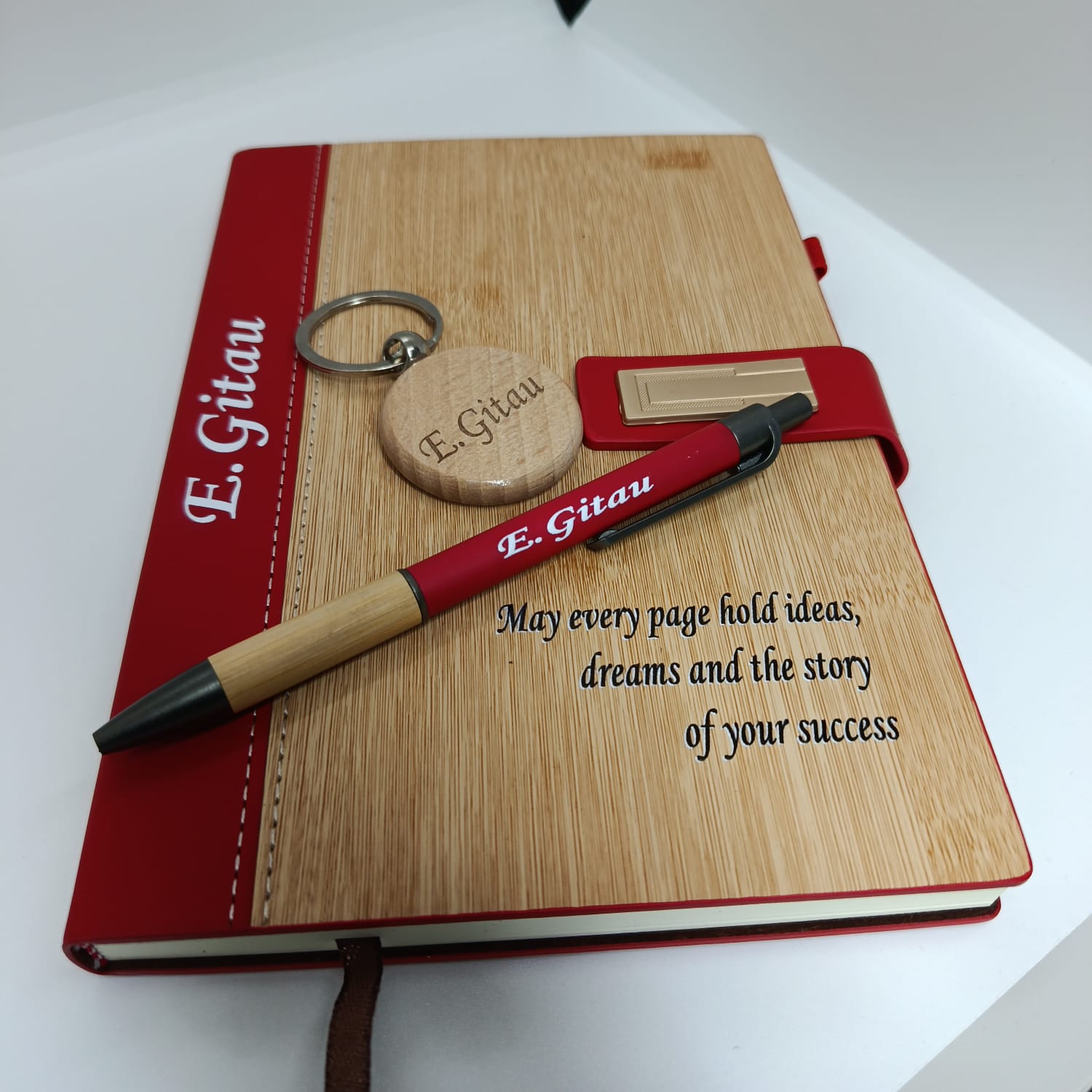 WhatsApp Image 2026-07-28 at 10.38.22 Personalized Bamboo Notebook Gift Set - Image 1