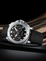 Poedagar Men's Leather Strap Watch – Luxury Quartz Analog Wristwatch - Image 2
