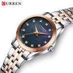 CURREN Women's Stainless Steel Quartz Watch | Elegant Dress Watch