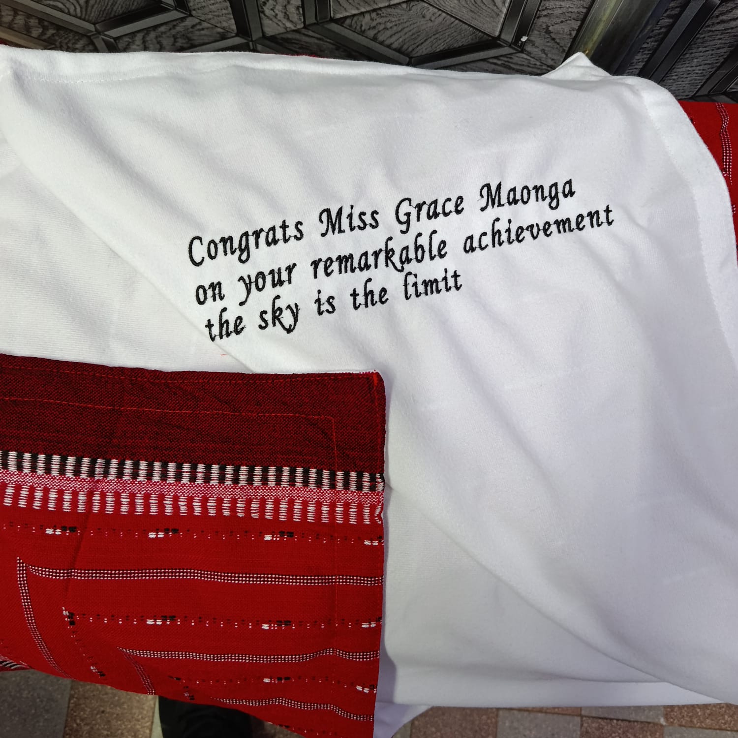 WhatsApp Image 2026-07-28 at 18.42.38 Personalized White Fleece Blanket – Custom Embroidered Gift in Kenya - Image 1