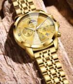 OLEVS Men's Gold Chronograph Watch - Image 3