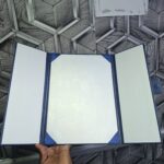 PU Leather Certificate Holder A4 Presentation Folder with Magnetic Closure - Image 2