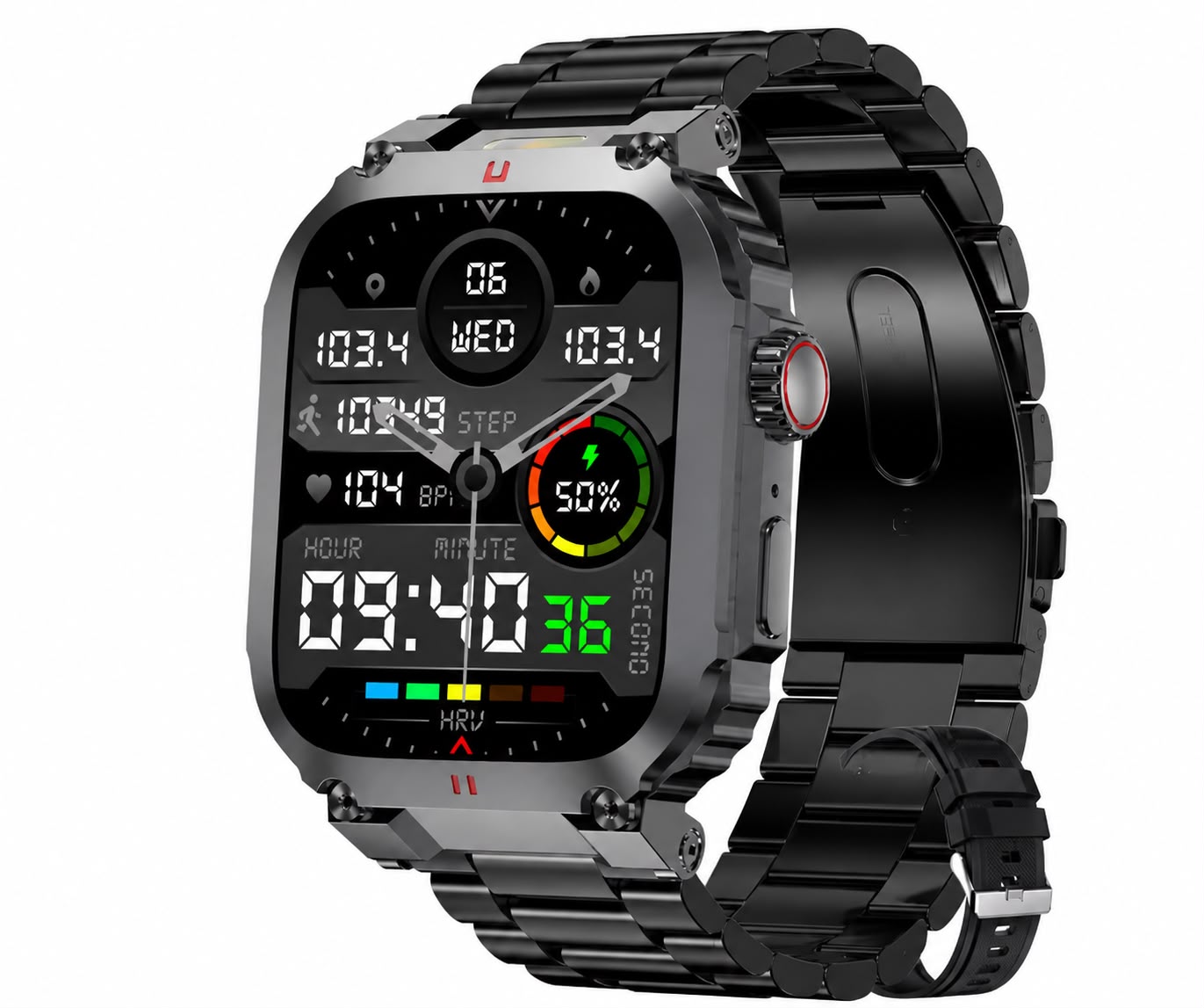 WhatsApp Image 2026-07-30 at 13.17.58 HW57 Smart Watch with AMOLED Display, Bluetooth Calling & LED Flashlight – Black Focus Keyword - Image 1