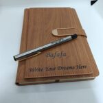 A5 PU Leather Notebook with Pen Holder & Magnetic Closure | Premium Journal