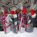 Luxury Fleece Blanket Gift Set – Grey, Black & White, Pink & White Soft Throw Blanket