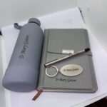 Personalized Executive Gift Set | Custom Notebook, Thermal Bottle, Pen & Key Holder