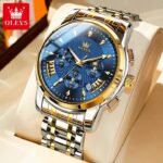 OLEVS Men's Luxury Watch Kenya | Stainless Steel Waterproof Quartz Watch