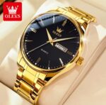 OLEVS Men's Quartz Watch – Luxury Stainless Steel Waterproof Wrist Watch - Image 3