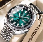 Poedagar Men's Quartz Watch – Luxury Stainless Steel Waterproof Wristwatch