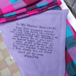 Personalized Purple Fleece Blanket Gift Set Kenya