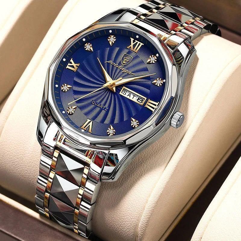 WhatsApp Image 2026-08-17 at 10.34.00 Poedagar Men's Two-Tone Blue Watch