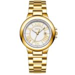 Women's Gold White Watch