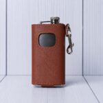 Leather Flask with Case