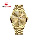 CHAXIGO Gold Day Date Men Watch