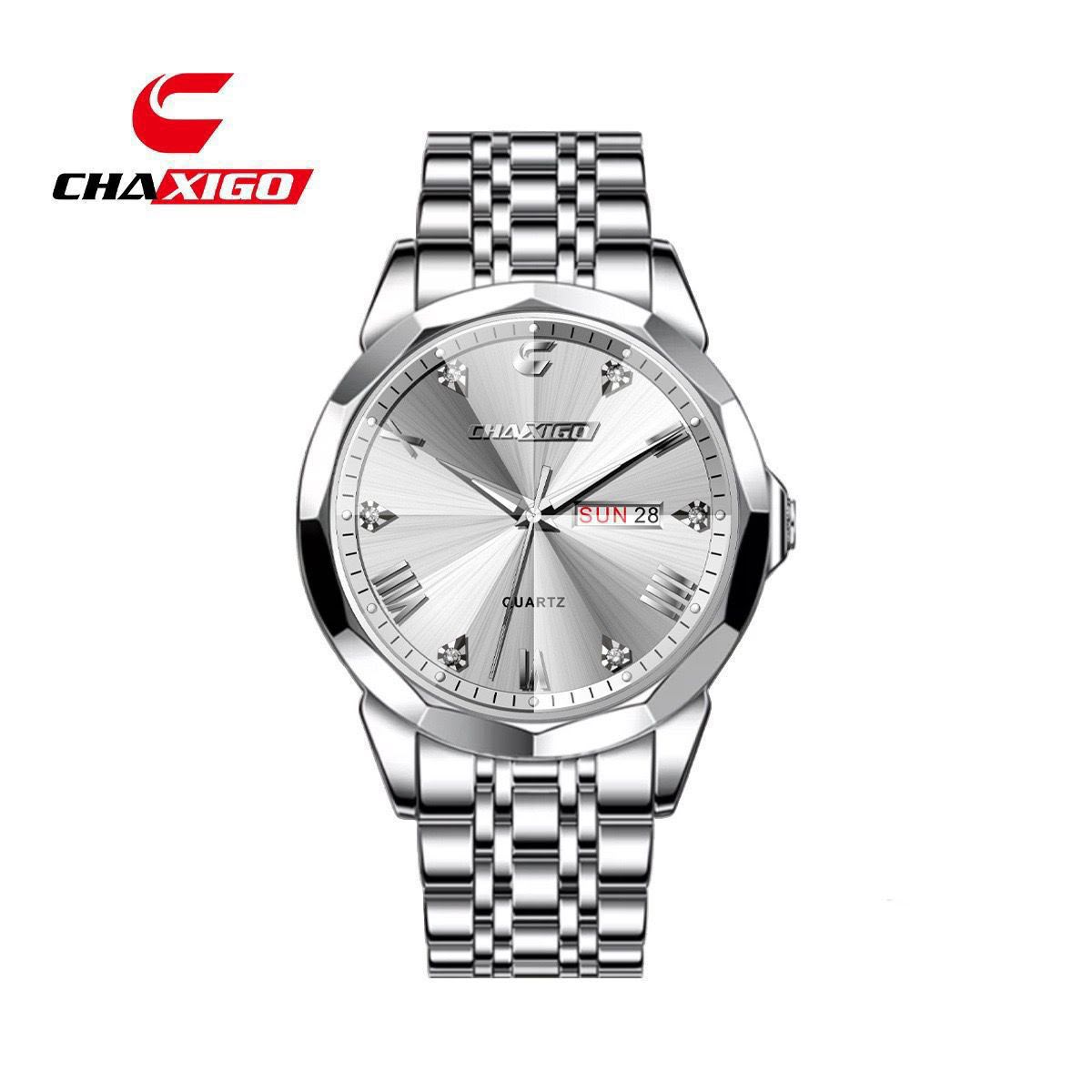 WhatsApp Image 2026-08-19 at 09.55.44 CHAXIGO Silver Day Date Men Watch