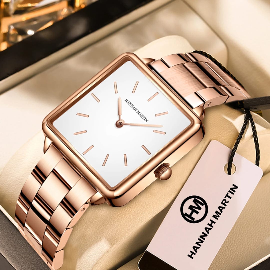 WhatsApp Image 2026-08-19 at 10.53.04 Hannah Martin Square Rose Gold Watch
