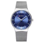Curren Blue Dial Mesh Watch