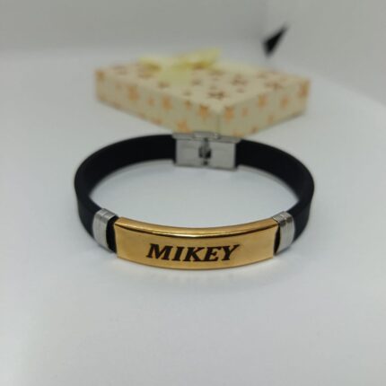 personalized men's wristband