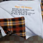 personalized maasai fleece blanket