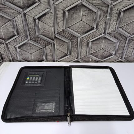 personalized A4 leather document holder