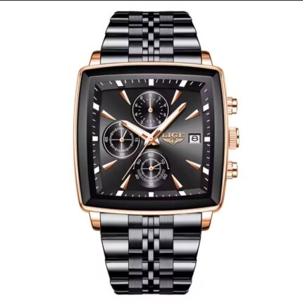 LIGE 8935 Square Chronograph Watch Nairobi