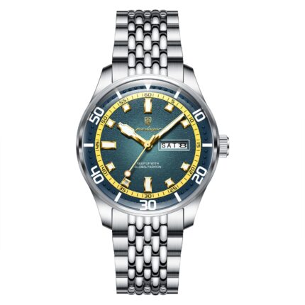 Poedagar Men's Stainless Steel Watch