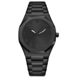 Arabic Numerals Black Men Watch