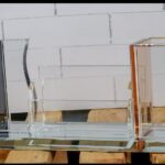 Crystal Desk Organizer Clock Set
