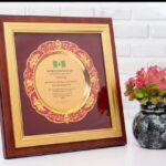 Custom Wooden Award Plaque