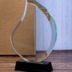 Crystal Flame Trophy Award