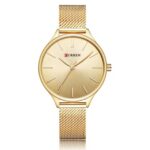 CURREN Gold Mesh Ladies Watch