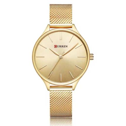 CURREN Gold Mesh Ladies Watch