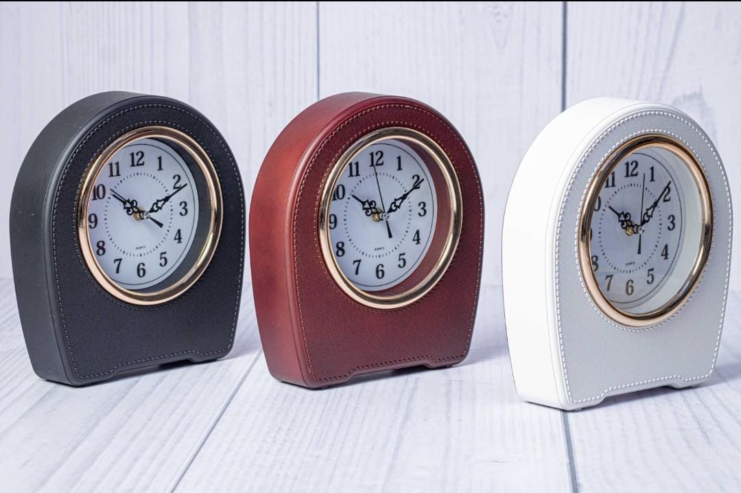 WhatsApp Image 2026-08-22 at 15.08.17 Executive Leatherette Table Clock