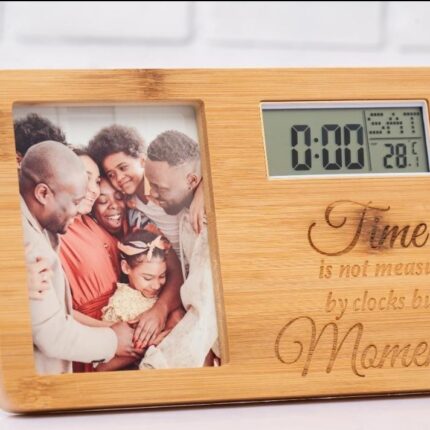 personalized wooden photo clock nairobi