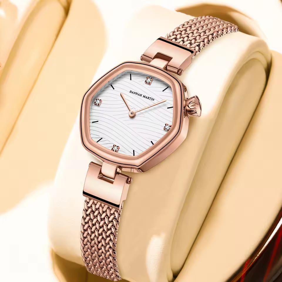 WhatsApp Image 2026-08-26 at 14.39.44 HANNAH MARTIN Rose Gold White Quartz Watch