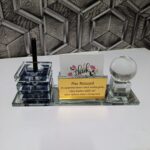 Crystal Desk Organizer